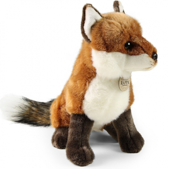 rappa knuffelvos zittend - 27 cm