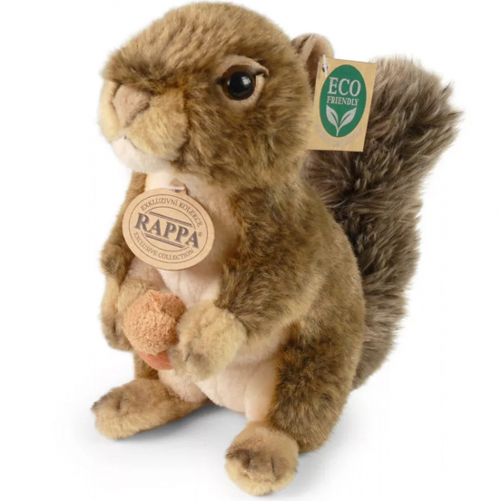 rappa knuffeleekhoorn met eikel - 20 cm