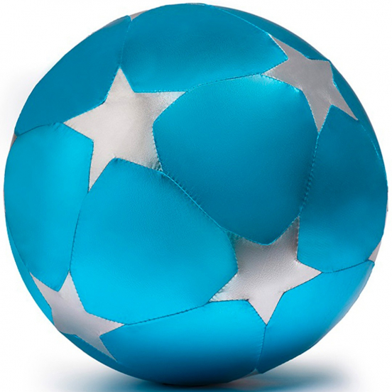 ratatam speelbal sterren - blauw - 30 cm