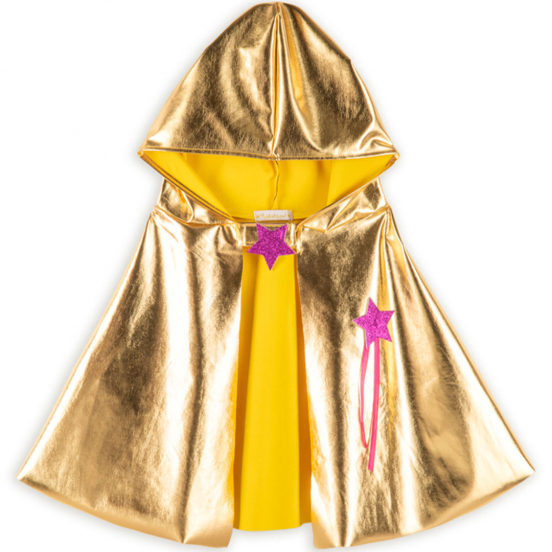 ratatam verkleedcape metallic goud