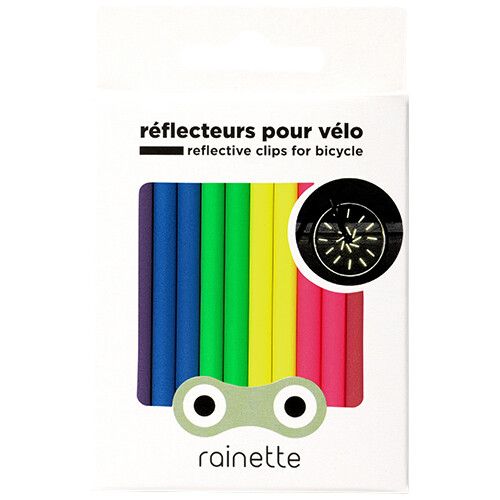 rainette spaakreflectoren zes neon kleuren 