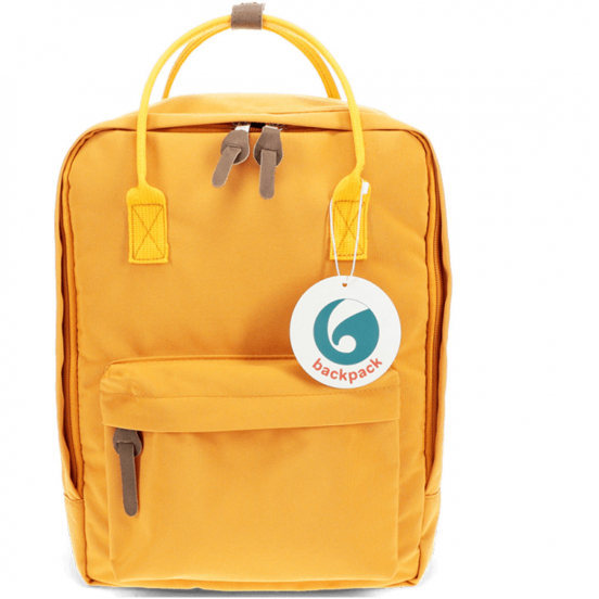 rex london kinderrugzak compact - yellow - 32 cm