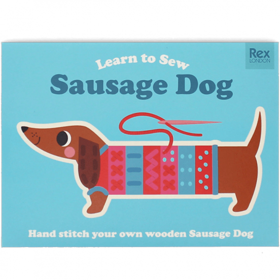 rex london rijgkaart - sausage dog