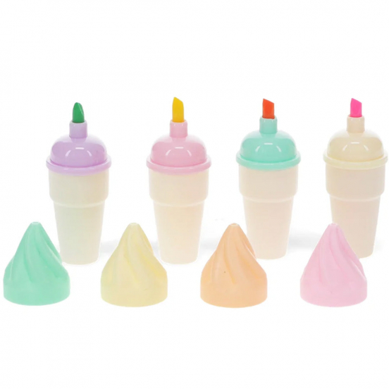 rex london mini markeerstiften - ice cream - 4st