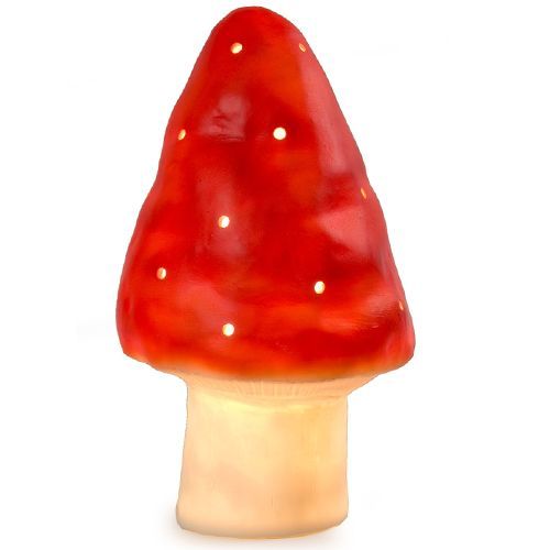 heico lamp paddenstoel rood - 28 cm 