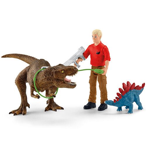 schleich dinosaurs tyrannosaurus rex aanval
