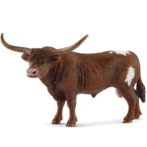 schleich farm world texas longhorn stier - 14 cm