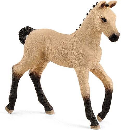 schleich horse club hannover falbe veulen - 8,5 cm