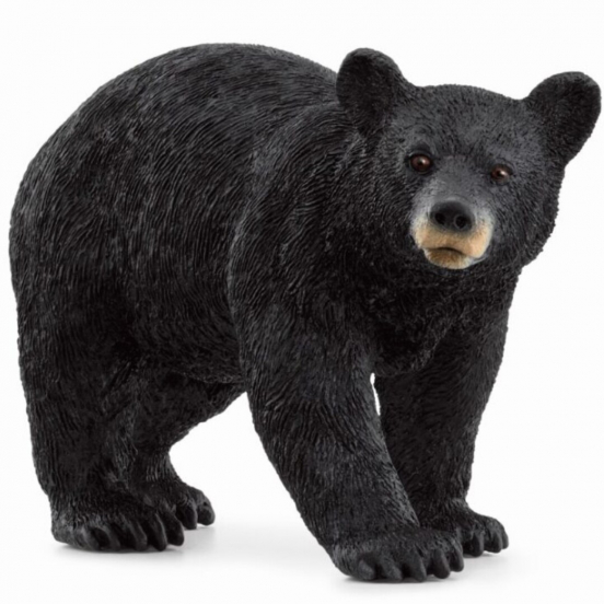 schleich wild life amerikaanse zwarte beer - 11 cm 