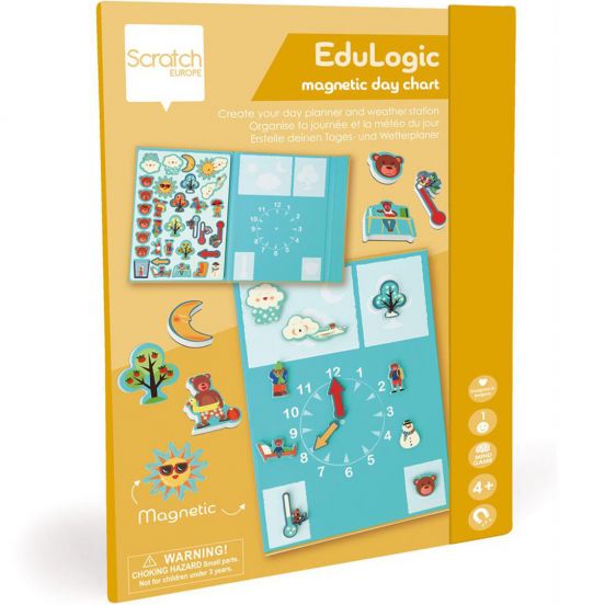 scratch europe magneetboek edulogic - dagplanner en weerstation