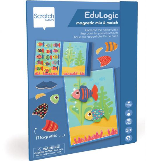 scratch europe magneetboek edulogic - vissen