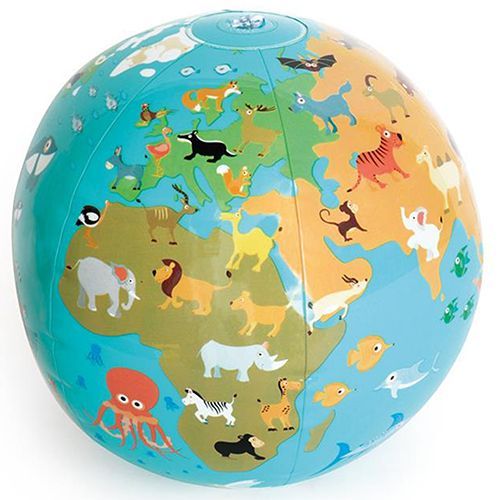 scratch europe strandbal wereldbol