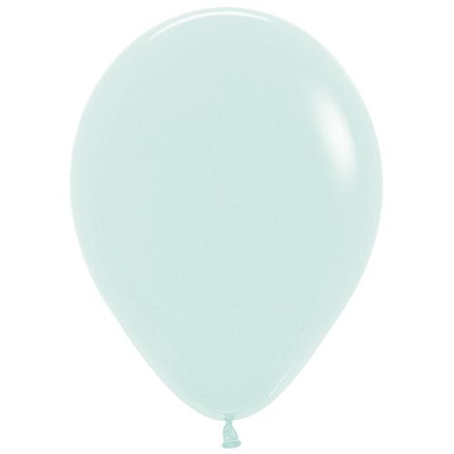 sempertex ballonnen pastel matte green - 30 cm - 12st