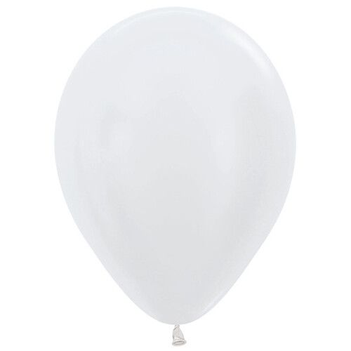 sempertex ballonnen pearl white - 30 cm - 12st