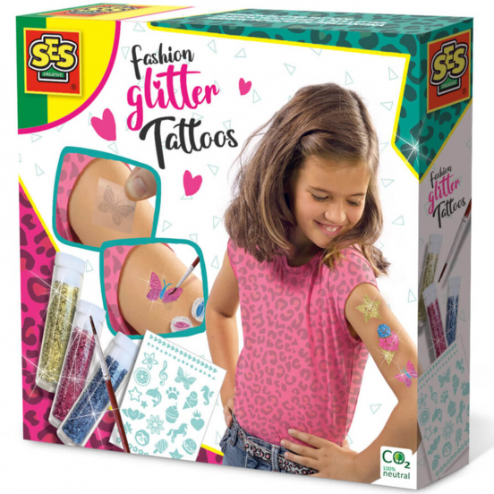 ses creative diy kindertattoos glitter