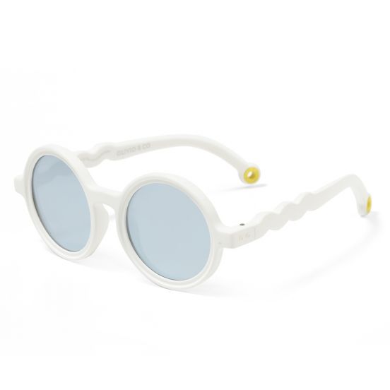 olivio & co gepolariseerde babyzonnebril - shark white