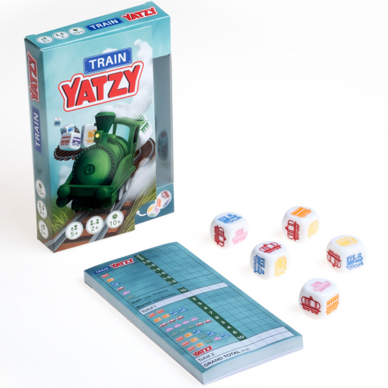 smart games dobbelspel yatzy - trein