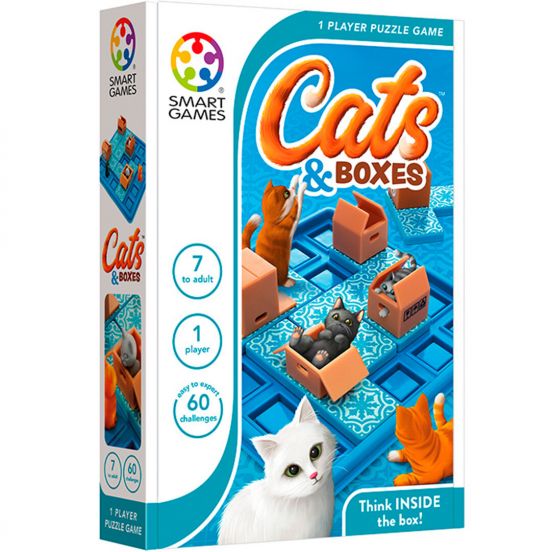 smart games puzzelspel cats and boxes