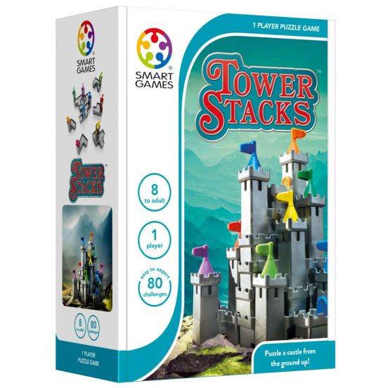 smart games puzzelspel tower stacks