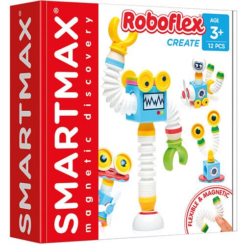 smartmax magnetische bouwset roboflex - 12st 
