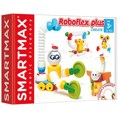 smartmax magnetische bouwset roboflex plus - 20st