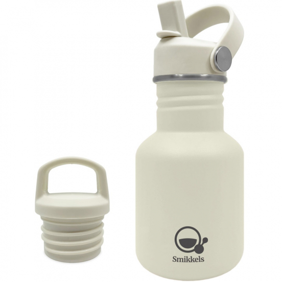 smikkels rvs drinkfles crème - 350 ml
