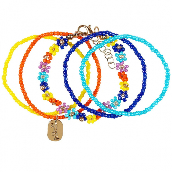 souza for kids armbanden millie - blauw - 5st