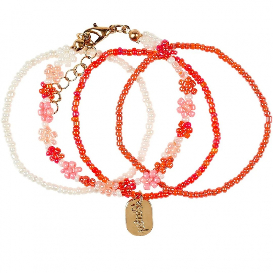 souza for kids armbanden millie - roze - 4st