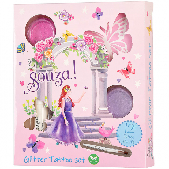 souza for kids glitter tattoos maken prinses 