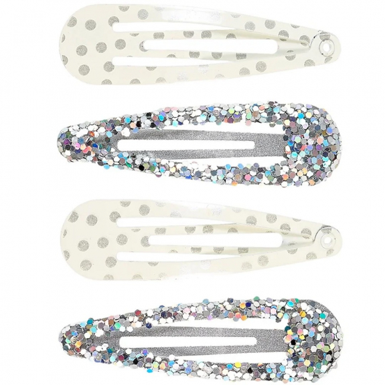 souza for kids haarspeldjes anke - zilver - 4st