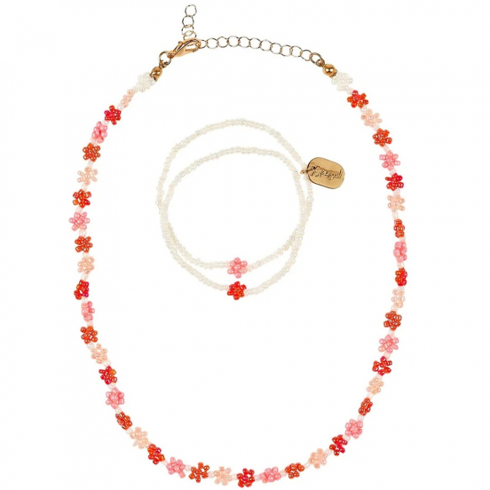 souza for kids ketting en armband millie - roze