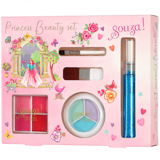 souza for kids make-up met haarmascara prinses