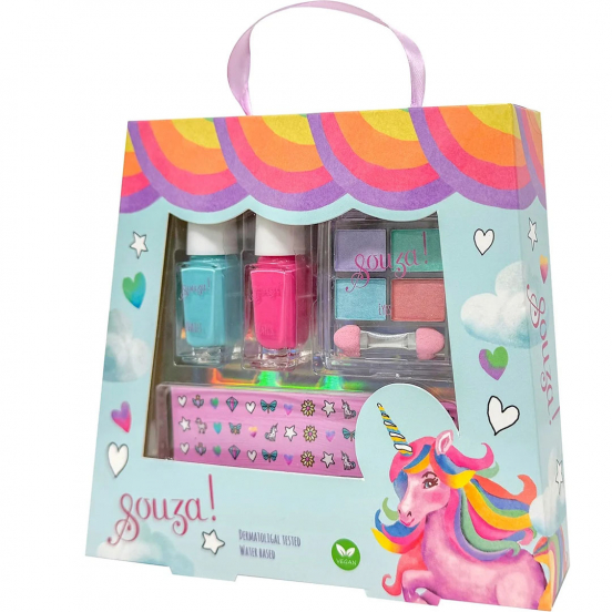 souza for kids make-up set ogen en nagels - eenhoorn