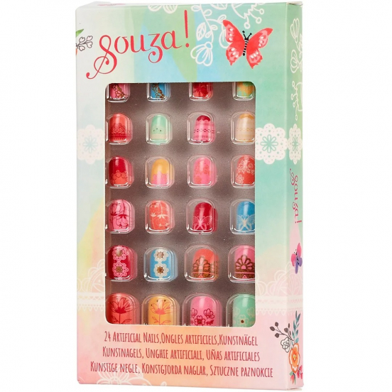 souza for kids plaknagels bloemen - 24st