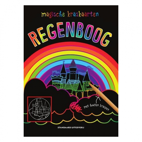 standaard uitgeverij kraskaarten regenboog