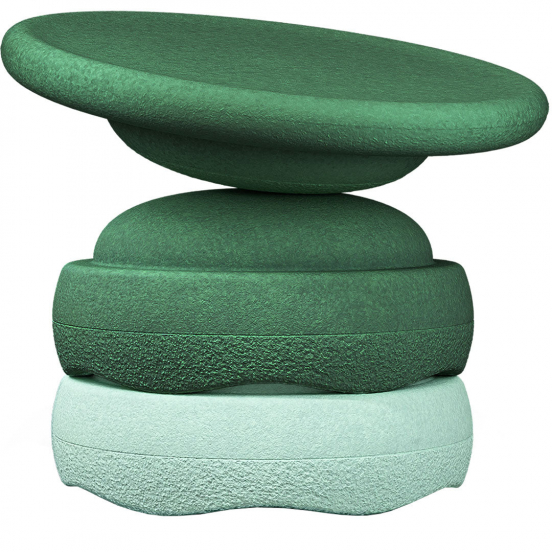stapelstein original met balance board - green - 3st