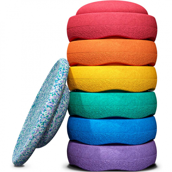 stapelstein winter special rainbow - classic - 7st