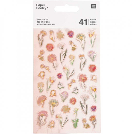 gelstickers futschikato bloemen - 41st