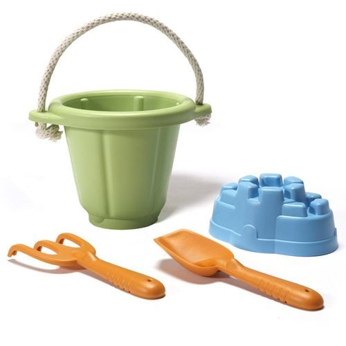 green toys zandkastelen set groen 