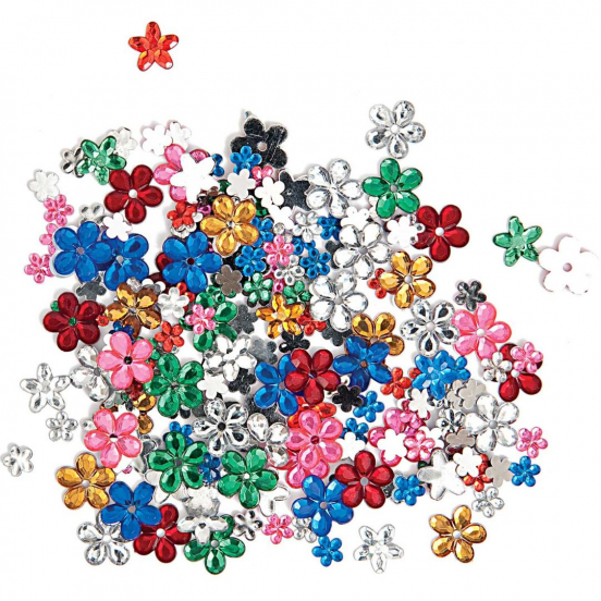 strass stenen - bloemen - 200st