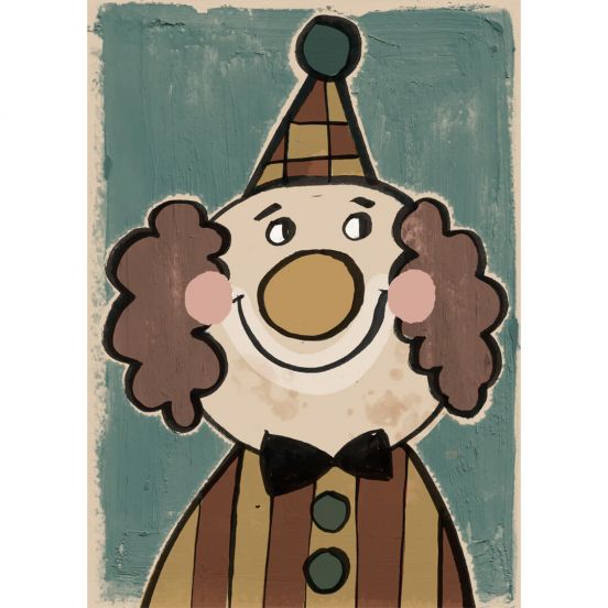 studio loco poster clown