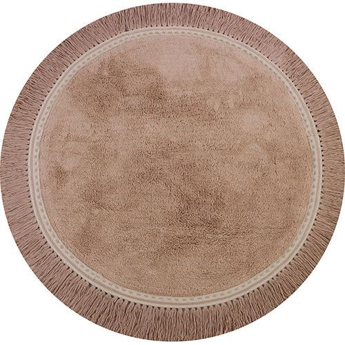 tapis petit vloerkleed anna - roze - Ø110 cm 