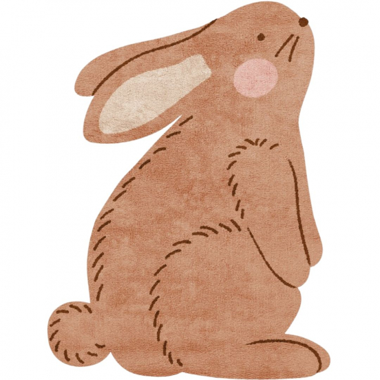 tapis petit vloerkleed bunny - 60x47 cm