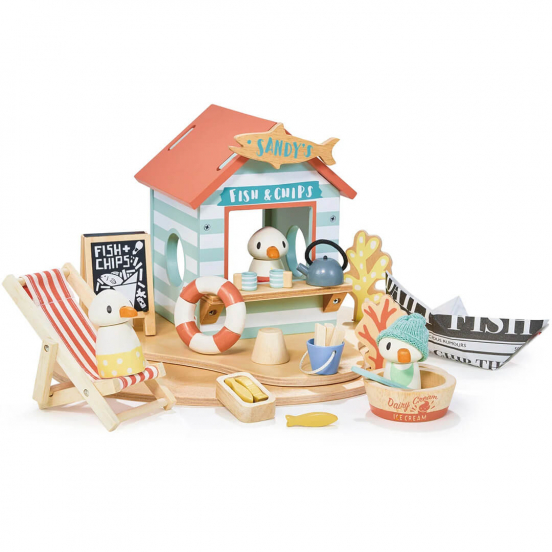 tender leaf toys baraque à frites – 26 pièces