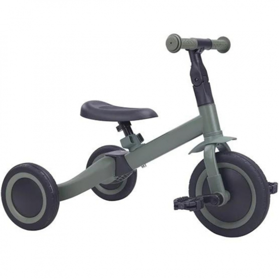 topmark 4-in-1 driewieler en loopfiets kaya - groen