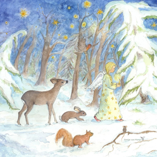 toverlux toverplaat voor toverlamp - winterbos
