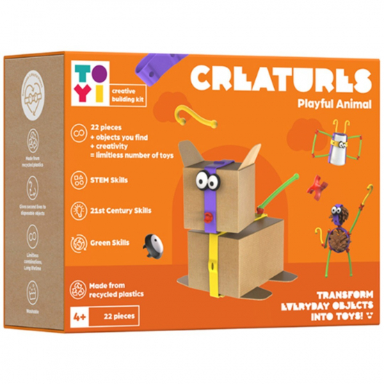 toyi creatures bouwpakket playful animal