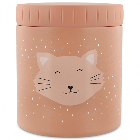 trixie geïsoleerde voedselpot mrs. cat - 500 ml