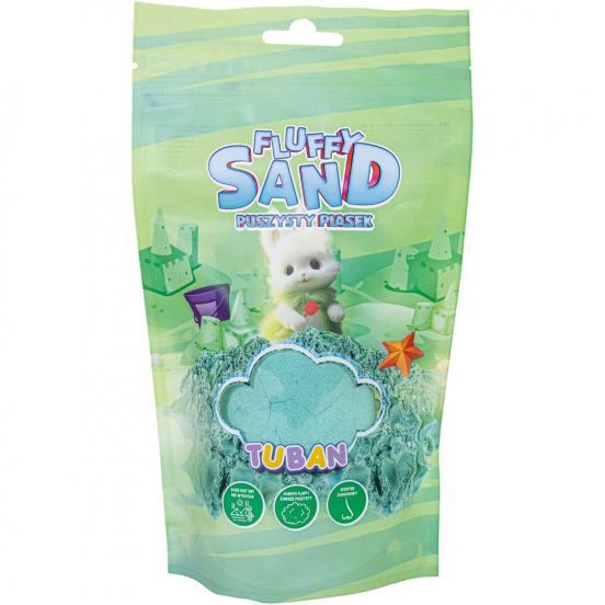 tuban kinetisch zand fluffy - groen - 90 gr
