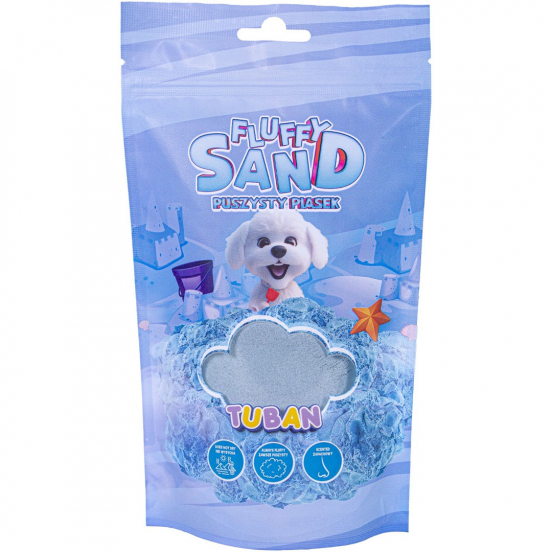 tuban kinetisch zand fluffy - blauw - 90 gr